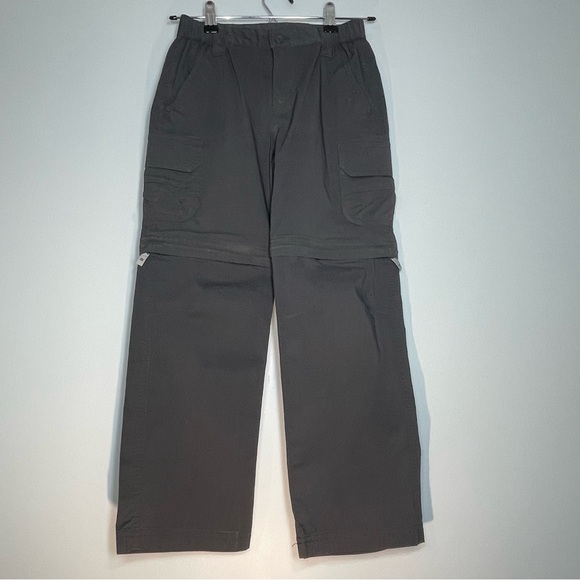 CQR Tactical Youth Boy's Cargo Convertible Pants Stretch Dark Gray Size Small 8 - Picture 1 of 10